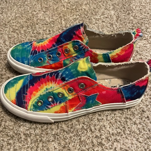 Tie Dye Gypsy Jazz Shoes - Picture 2 of 5
